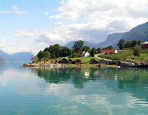 Nordeuropa, Norwegen: Norwegen i hytta - Uferpanorama